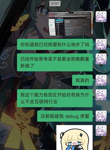 绝望的聊天记录