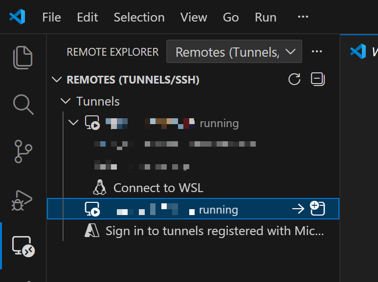 WSL已成功建立隧道