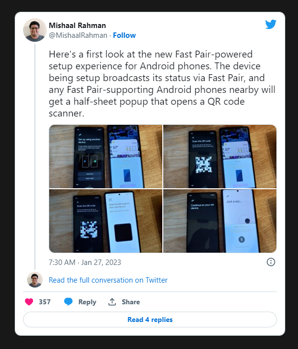 来看看Android准备推出的Fast Pair setup吧 来看看Android准备推出的Fast Pair setup吧